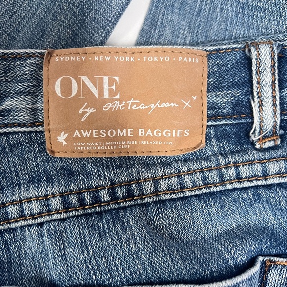 One by one teas spoon 26 awesome baggies Distressed Boyfriend Jeans 26 - Picture 2 of 10